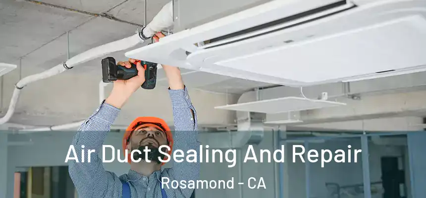Air Duct Sealing And Repair Rosamond - CA