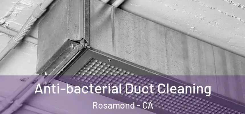 Anti-bacterial Duct Cleaning Rosamond - CA