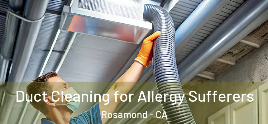  Duct Cleaning for Allergy Sufferers Rosamond - CA